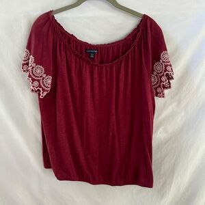American Eagle Outfitters flutter sleeve top